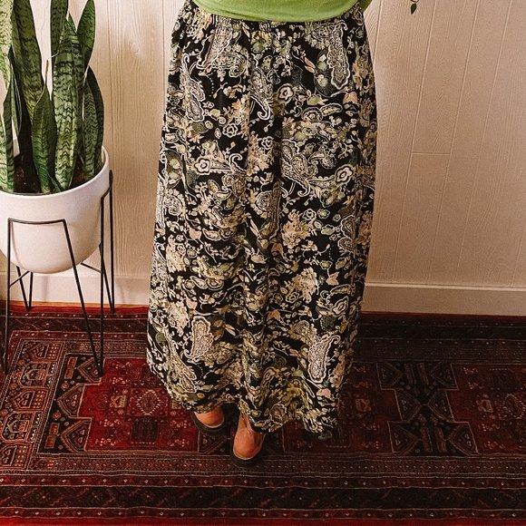 90's Paisley Maxi Skirt - Picture 1 of 2